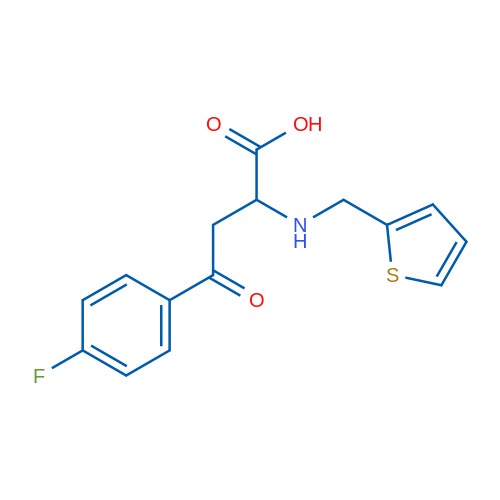 4-(4-Fluorophenyl)-4-oxo-2-{[(thiophen-2-yl)methyl]amino}butanoic acid 1g