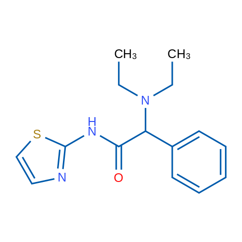 2-(Diethylamino)-2-phenyl-N-(1,3-thiazol-2-yl)acetamide 1g