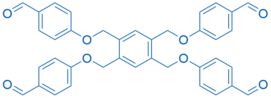 4,4',4'',4'''-((Benzene-1,2,4,5-tetrayltetrakis(methylene))tetrakis(oxy))tetrabenzaldehyde 100mg
