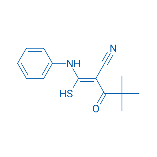 4,4-Dimethyl-3-oxo-2-[(phenylamino)(sulfanyl)methylidene]pentanenitrile 1g