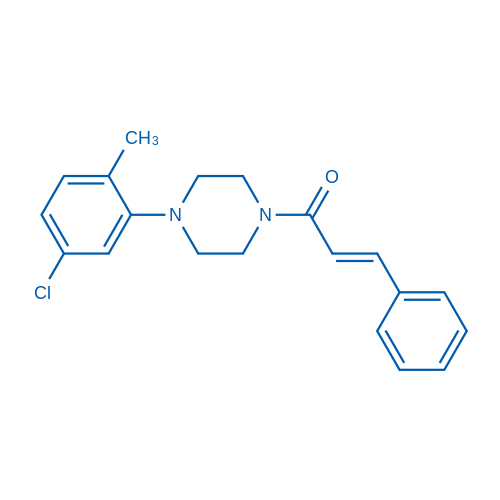 (2E)-1-[4-(5-Chloro-2-methylphenyl)piperazin-1-yl]-3-phenylprop-2-en-1-one 5mg