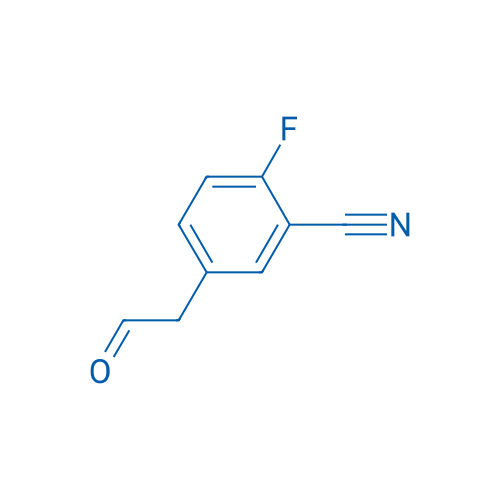 2-Fluoro-5-(2-oxoethyl)benzonitrile 100mg