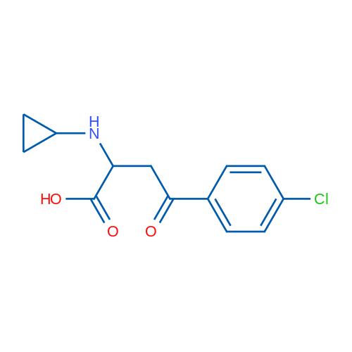 4-(4-Chlorophenyl)-2-(cyclopropylamino)-4-oxobutanoic acid 1g
