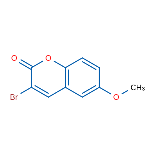3-Bromo-6-methoxy-2H-chromen-2-one 1g