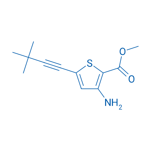 Methyl 3-amino-5-(3,3-dimethylbut-1-yn-1-yl)thiophene-2-carboxylate 5g