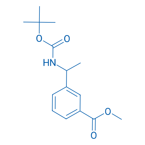 Methyl 3-(1-((tert-butoxycarbonyl)amino)ethyl)benzoate 250mg