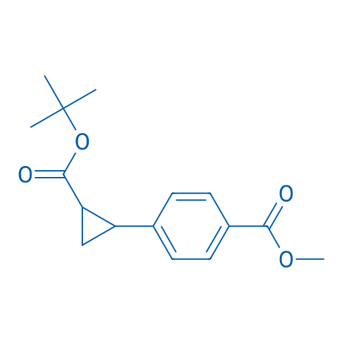 Methyl 4-(2-(tert-butoxycarbonyl)cyclopropyl)benzoate 100mg