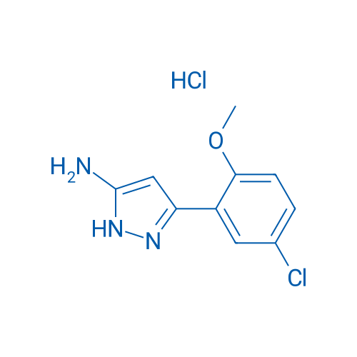 3-(5-Chloro-2-methoxyphenyl)-1H-pyrazol-5-amine hydrochloride 1g
