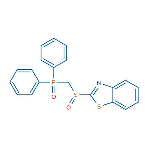 ((Benzo[d]thiazol-2-ylsulfinyl)methyl)diphenylphosphine oxide 1g