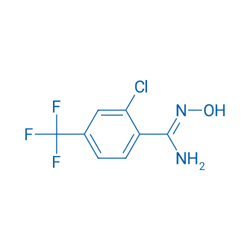 2-Chloro-N'-hydroxy-4-(trifluoromethyl)benzimidamide 250mg