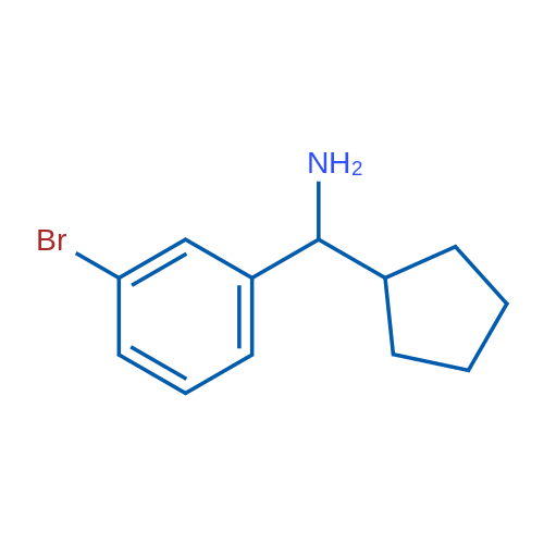 (3-Bromophenyl)(cyclopentyl)methanamine 1g