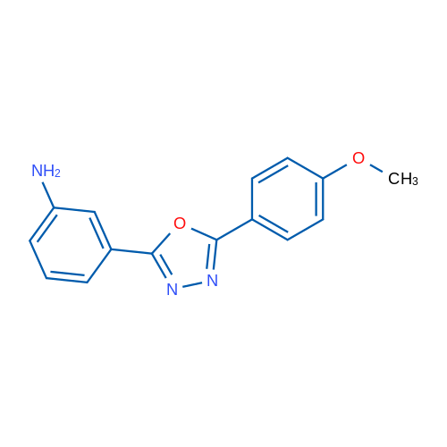 3-(5-(4-Methoxyphenyl)-1,3,4-oxadiazol-2-yl)aniline 1g