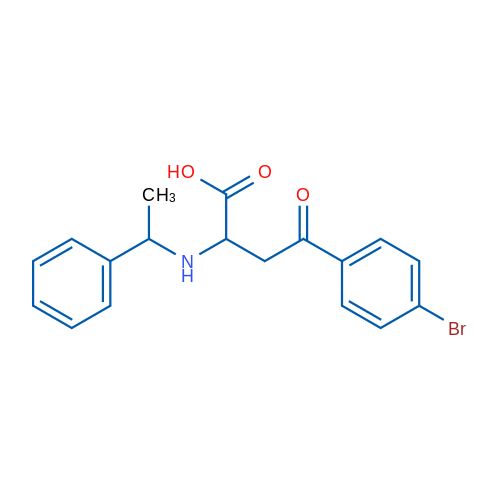 4-(4-Bromophenyl)-4-oxo-2-[(1-phenylethyl)amino]butanoic acid 1g