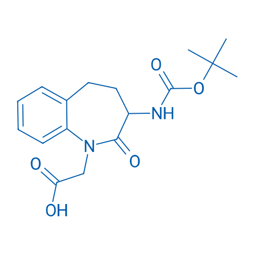 2-(3-((tert-Butoxycarbonyl)amino)-2-oxo-2,3,4,5-tetrahydro-1H-benzo[b]azepin-1-yl)acetic acid 1g