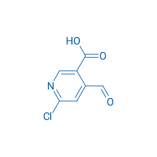 6-Chloro-4-formylnicotinic acid 1g