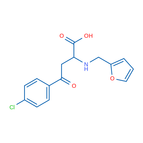 4-(4-Chlorophenyl)-2-{[(furan-2-yl)methyl]amino}-4-oxobutanoic acid 1g
