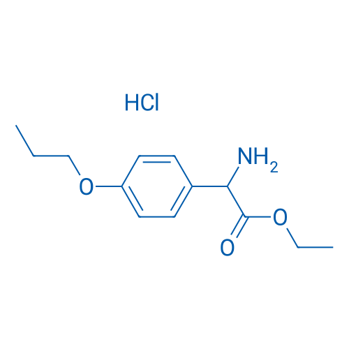 Ethyl 2-amino-2-(4-propoxyphenyl)acetate hydrochloride 1g