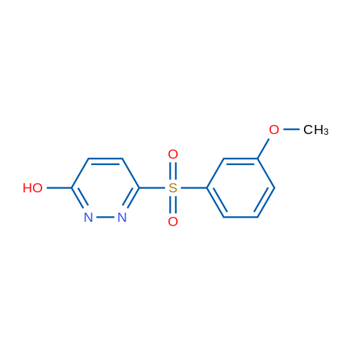 6-((3-Methoxyphenyl)sulfonyl)pyridazin-3-ol 1g