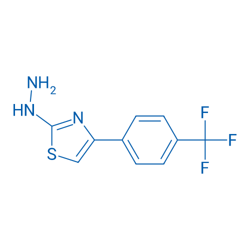 2-Hydrazinyl-4-(4-(trifluoromethyl)phenyl)thiazole 1g