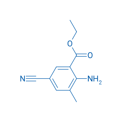 Ethyl 2-amino-5-cyano-3-methylbenzoate 250mg