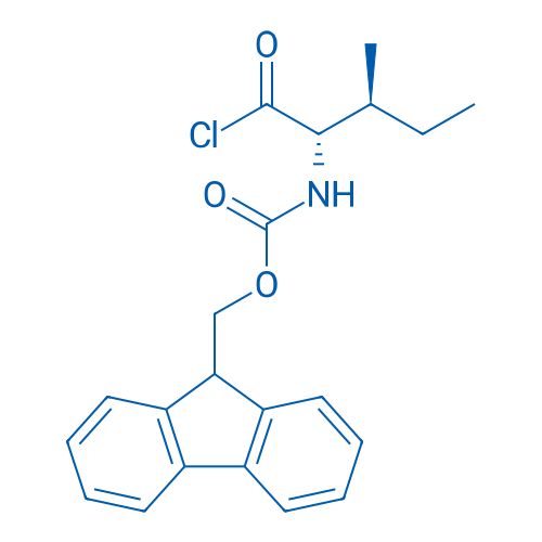 (9H-Fluoren-9-yl)methyl ((2S,3S)-1-chloro-3-methyl-1-oxopentan-2-yl)carbamate 5g
