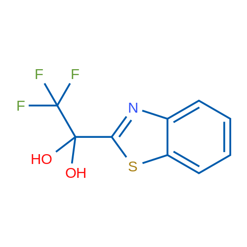 1-(Benzo[d]thiazol-2-yl)-2,2,2-trifluoroethane-1,1-diol 5g