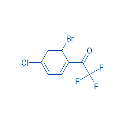 1-(2-Bromo-4-chlorophenyl)-2,2,2-trifluoroethanone 250mg