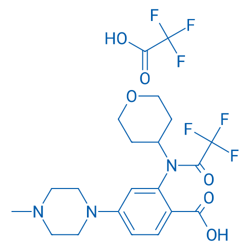 4-(4-Methylpiperazin-1-yl)-2-(2,2,2-trifluoro-N-(tetrahydro-2H-pyran-4-yl)acetamido)benzoic acid 2,2,2-trifluoroacetate 5g