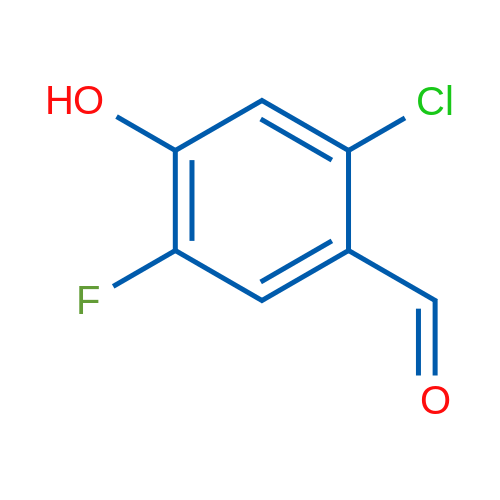 2-Chloro-5-fluoro-4-hydroxybenzaldehyde 1g