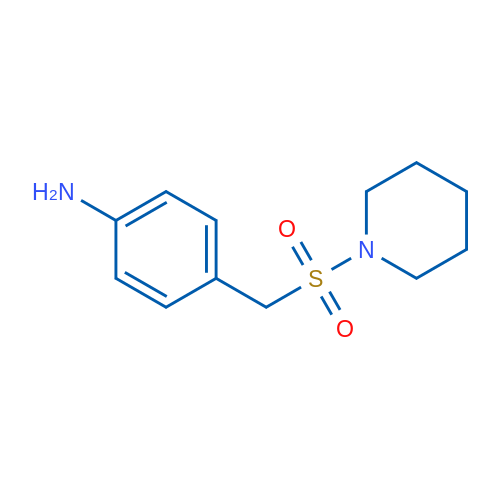 4-((Piperidin-1-ylsulfonyl)methyl)aniline 1g