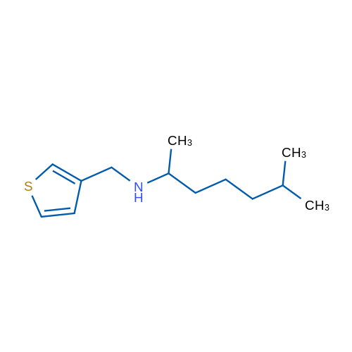 (6-Methylheptan-2-yl)(thiophen-3-ylmethyl)amine 1g