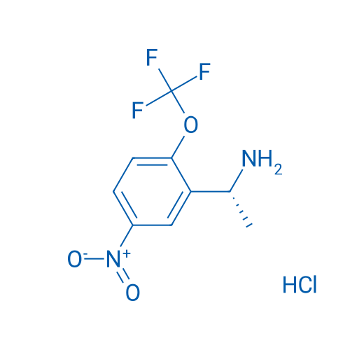 (R)-1-(5-Nitro-2-(trifluoromethoxy)phenyl)ethanamine hydrochloride 250mg