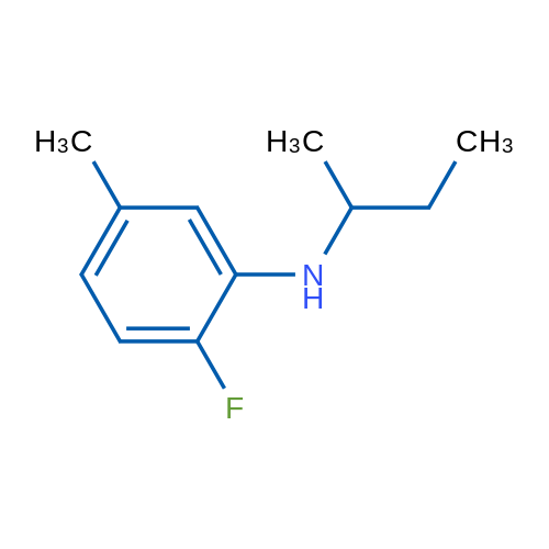 N-(Butan-2-yl)-2-fluoro-5-methylaniline 5g