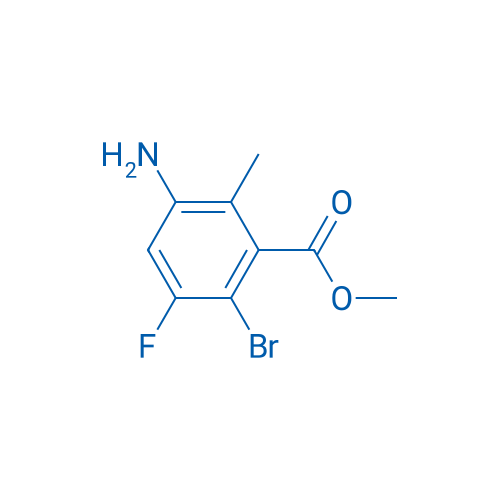 METHYL 3-AMINO-6-BROMO-5-FLUORO-2-METHYLBENZOATE 250mg