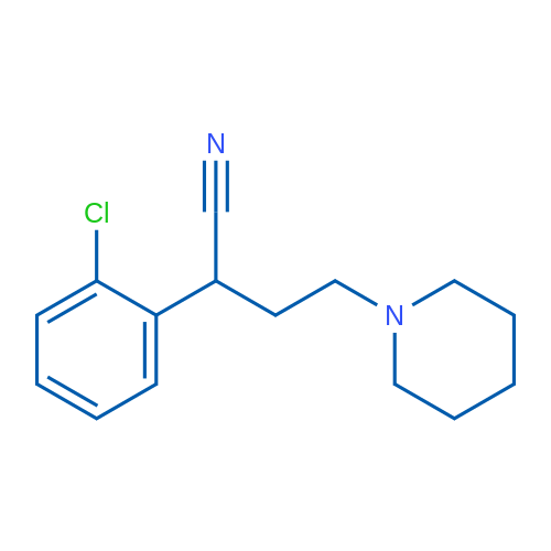 2-(2-Chlorophenyl)-4-(piperidin-1-yl)butanenitrile 250mg