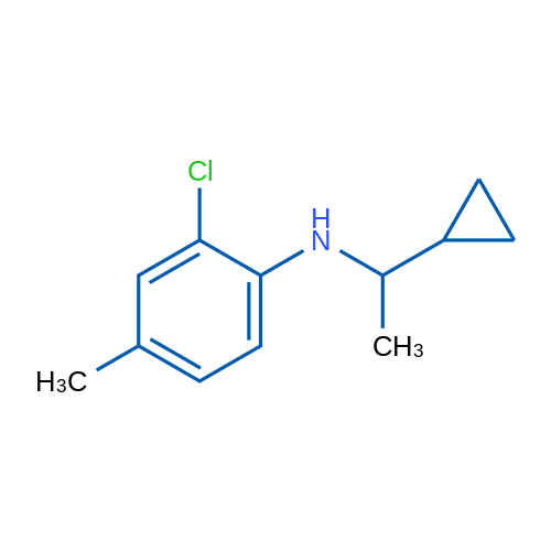 2-Chloro-N-(1-cyclopropylethyl)-4-methylaniline 1g