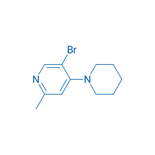 5-Bromo-2-methyl-4-(piperidin-1-yl)pyridine 1g