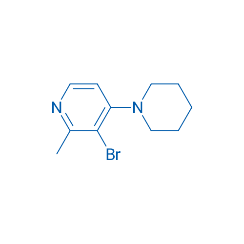 3-Bromo-2-methyl-4-(piperidin-1-yl)pyridine 1g