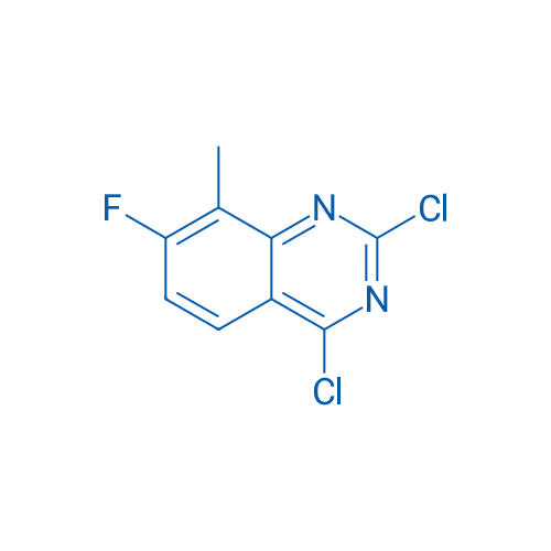 2,4-Dichloro-7-fluoro-8-methylquinazoline 250mg