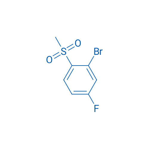 2-Bromo-4-fluoro-1-(methylsulfonyl)benzene 1g