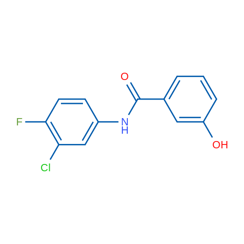 N-(3-CHloro-4-fluorophenyl)-3-hydroxybenzamide 1g