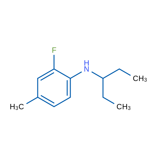 2-Fluoro-4-methyl-N-(pentan-3-yl)aniline 5g
