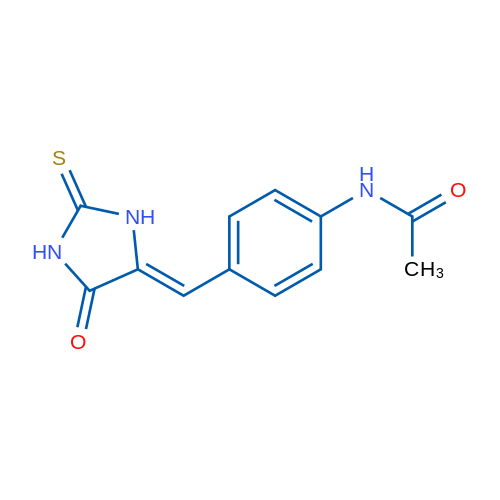 N-(4-{[(4Z)-5-oxo-2-sulfanylideneimidazolidin-4-ylidene]methyl}phenyl)acetamide 1g