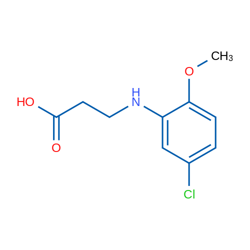 3-[(5-Chloro-2-methoxyphenyl)amino]propanoic acid 1g