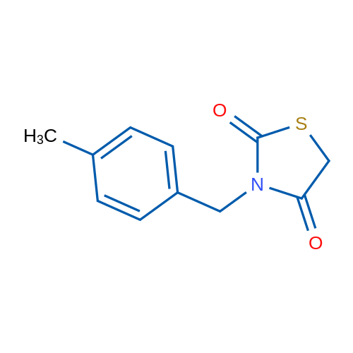 3-(4-Methylbenzyl)thiazolidine-2,4-dione 1g