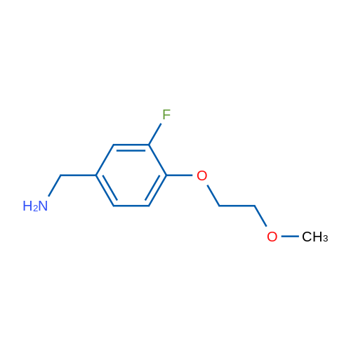 (3-Fluoro-4-(2-methoxyethoxy)phenyl)methanamine 1g