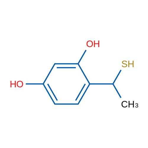 4-(1-Sulfanylethyl)benzene-1,3-diol 1g