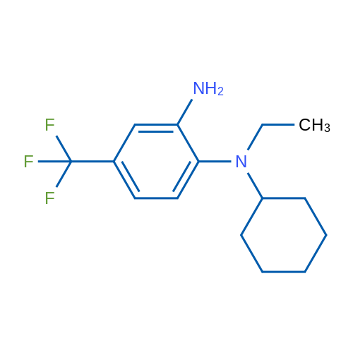 N1-Cyclohexyl-N1-ethyl-4-(trifluoromethyl)benzene-1,2-diamine 1g