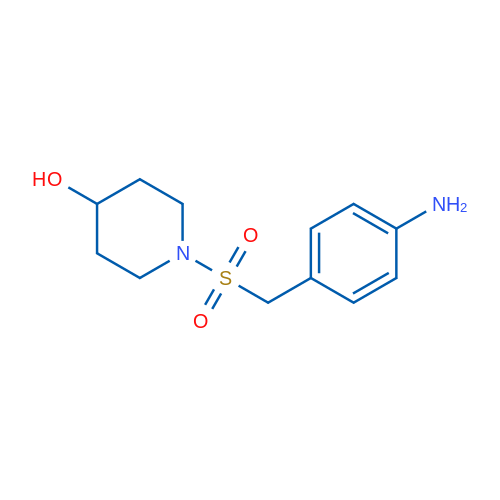 1-((4-Aminobenzyl)sulfonyl)piperidin-4-ol 1g