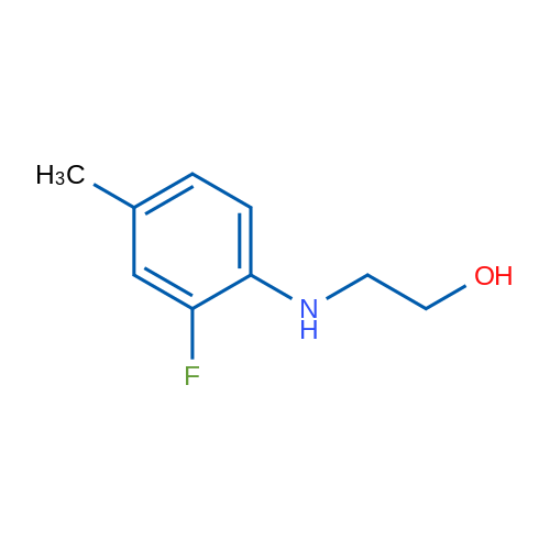 2-((2-Fluoro-4-methylphenyl)amino)ethanol 1g